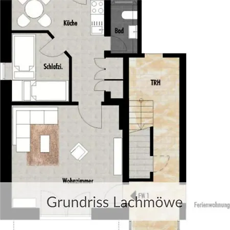 Apartment Strandvilla Haffkrug Lachmoewe